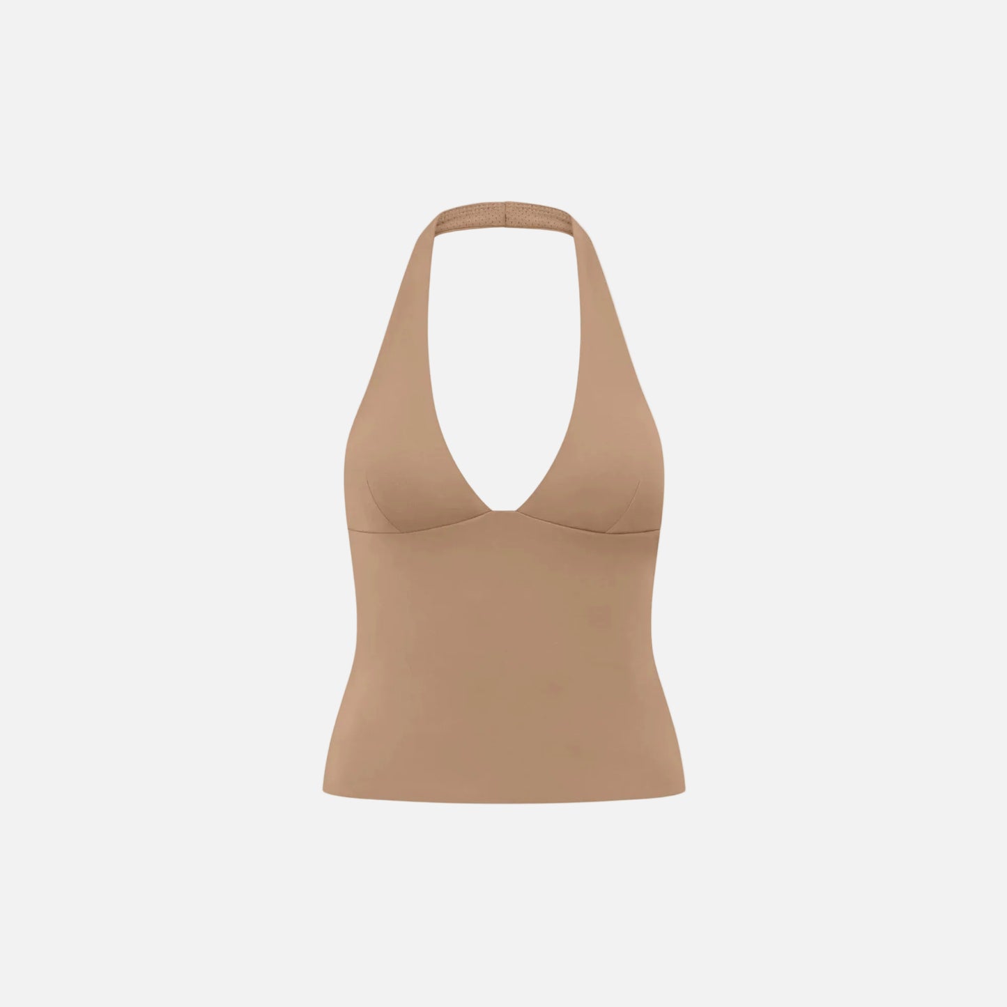 Halter Top Women's V-neck Fitted