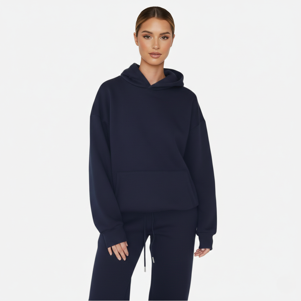Pullover Hoodie Women’s Oversized Fit with Front Pocket