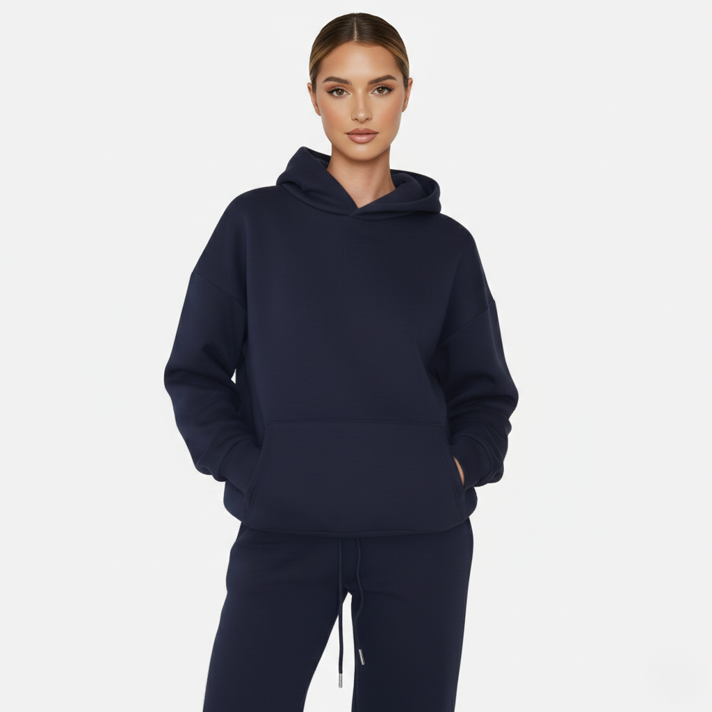 Pullover Hoodie Women’s Oversized Fit with Front Pocket