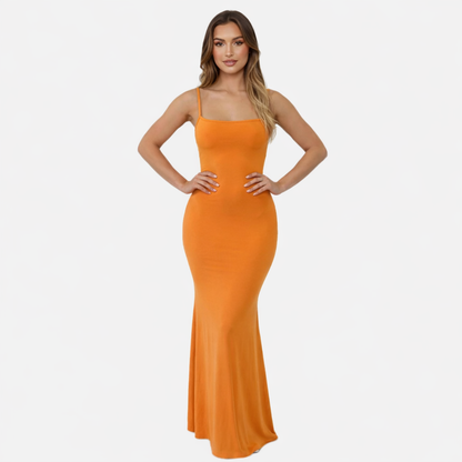 Bodycon Maxi Dress Women's Sleeveless Cami Strap