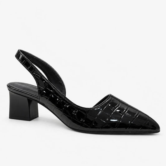 Orthopaedic Comfortable Heels with Arch Support & Wide Toe Box