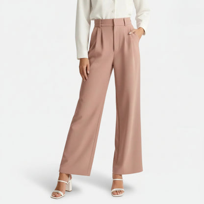 Mavenburry | Women’s High Waisted Wide Leg Tailored Trousers