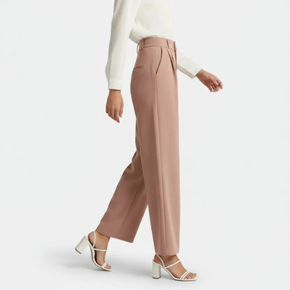 Mavenburry | Women’s High Waisted Wide Leg Tailored Trousers