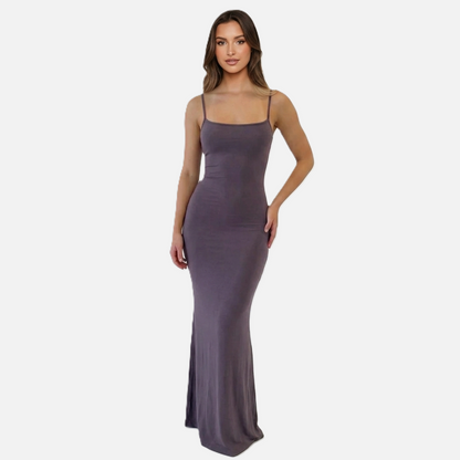 Bodycon Maxi Dress Women's Sleeveless Cami Strap