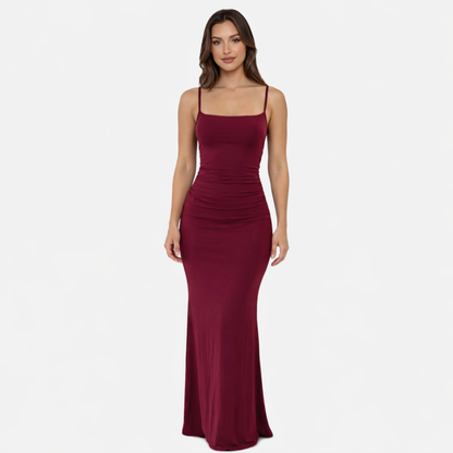 Bodycon Maxi Dress Women's Sleeveless Cami Strap
