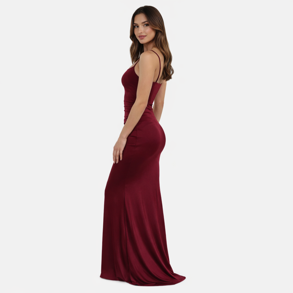 Bodycon Maxi Dress Women's Sleeveless Cami Strap