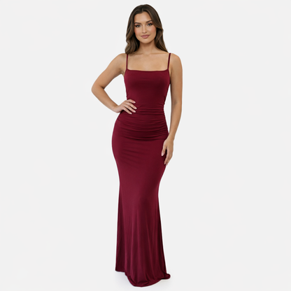 Bodycon Maxi Dress Women's Sleeveless Cami Strap
