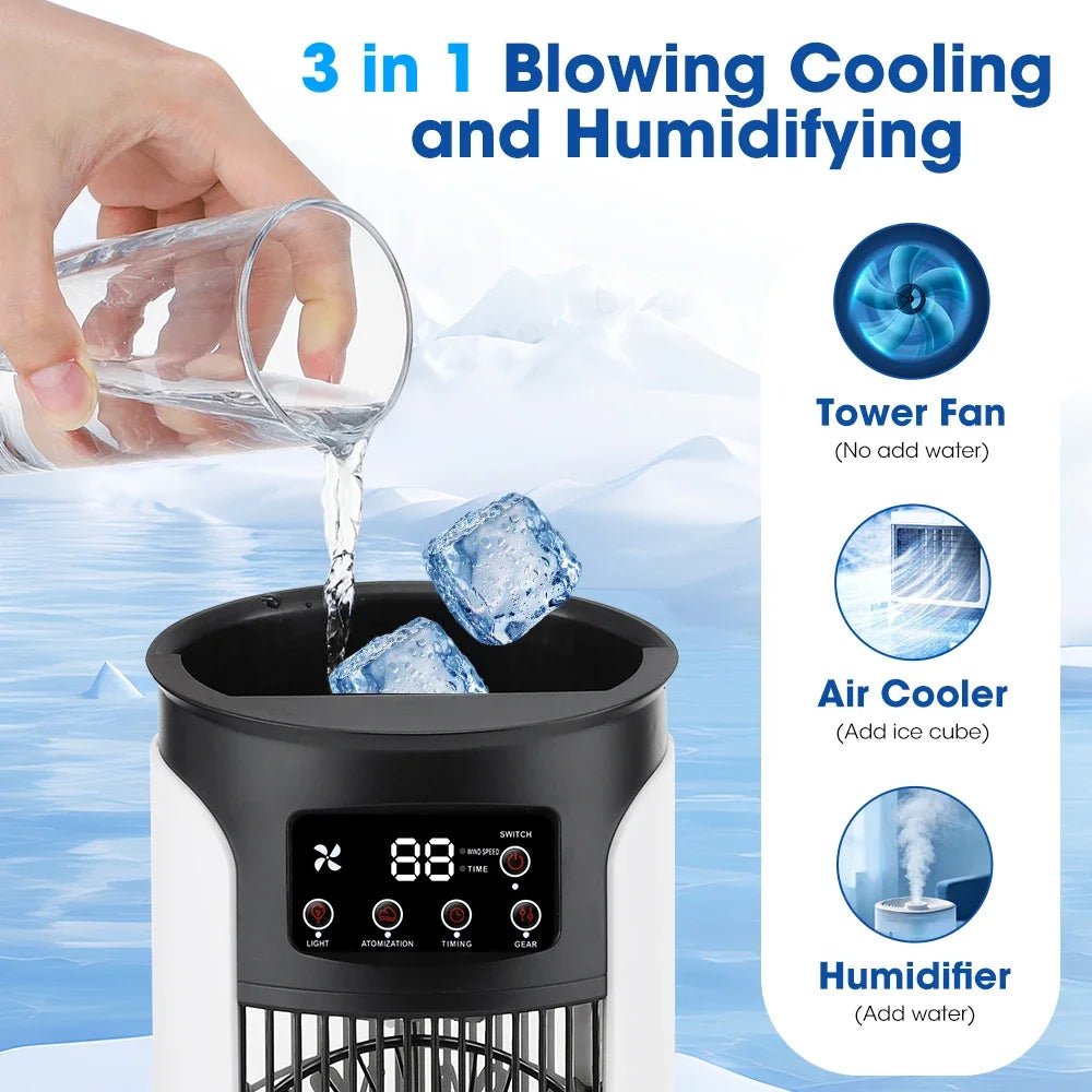 FreshWind 3-in-1 Air Cooler with Humidifier and LED