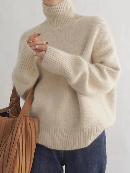 Seraphina Cashmere Ladies' Roll Neck Jumper