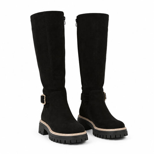Tall Boots with Thick Non-Slip Sole
