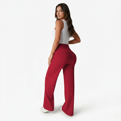 Trousers Women's High Waisted Wide Leg Stretch Yoga Pants