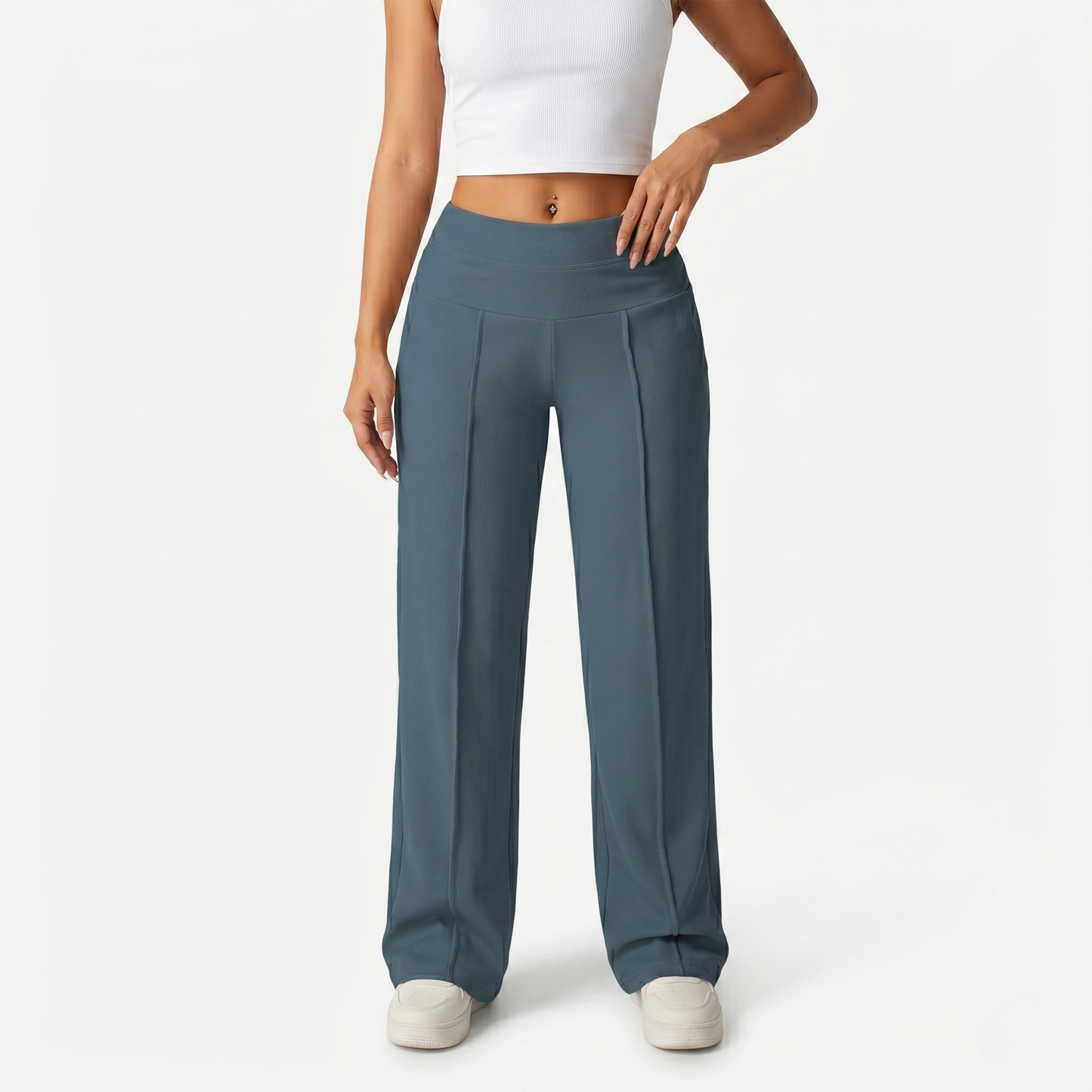Trousers Women's High Waisted Wide Leg Stretch Yoga Pants