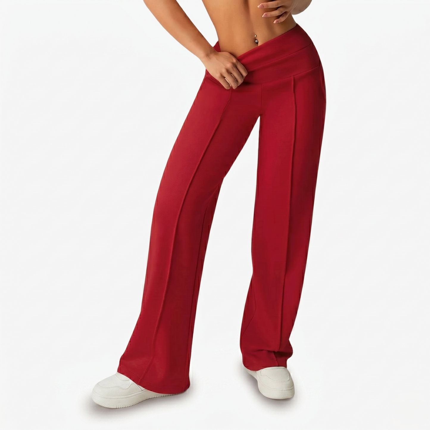 Trousers Women's High Waisted Wide Leg Stretch Yoga Pants