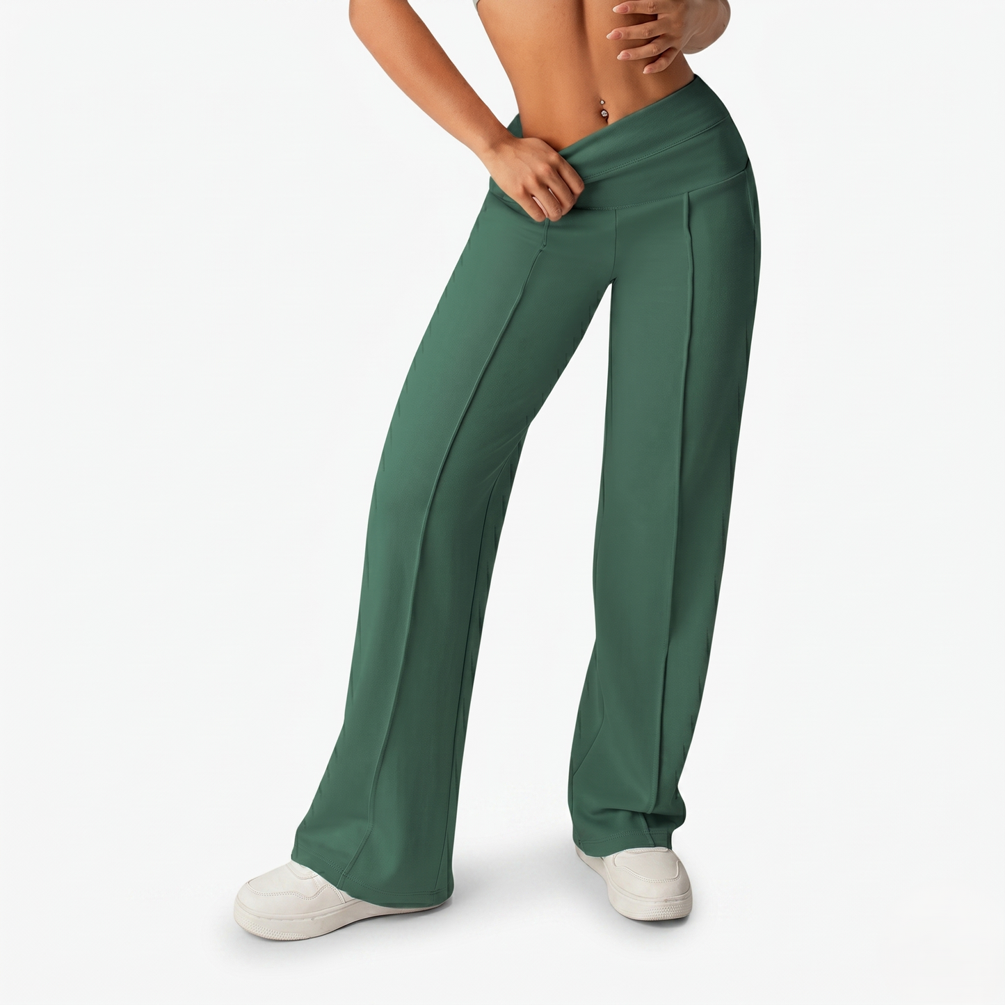 Trousers Women's High Waisted Wide Leg Stretch Yoga Pants