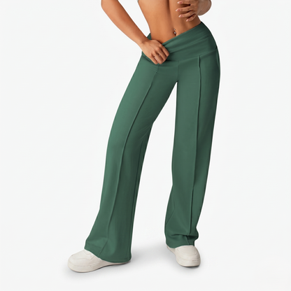 Trousers Women's High Waisted Wide Leg Stretch Yoga Pants