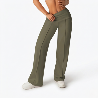 Trousers Women's High Waisted Wide Leg Stretch Yoga Pants