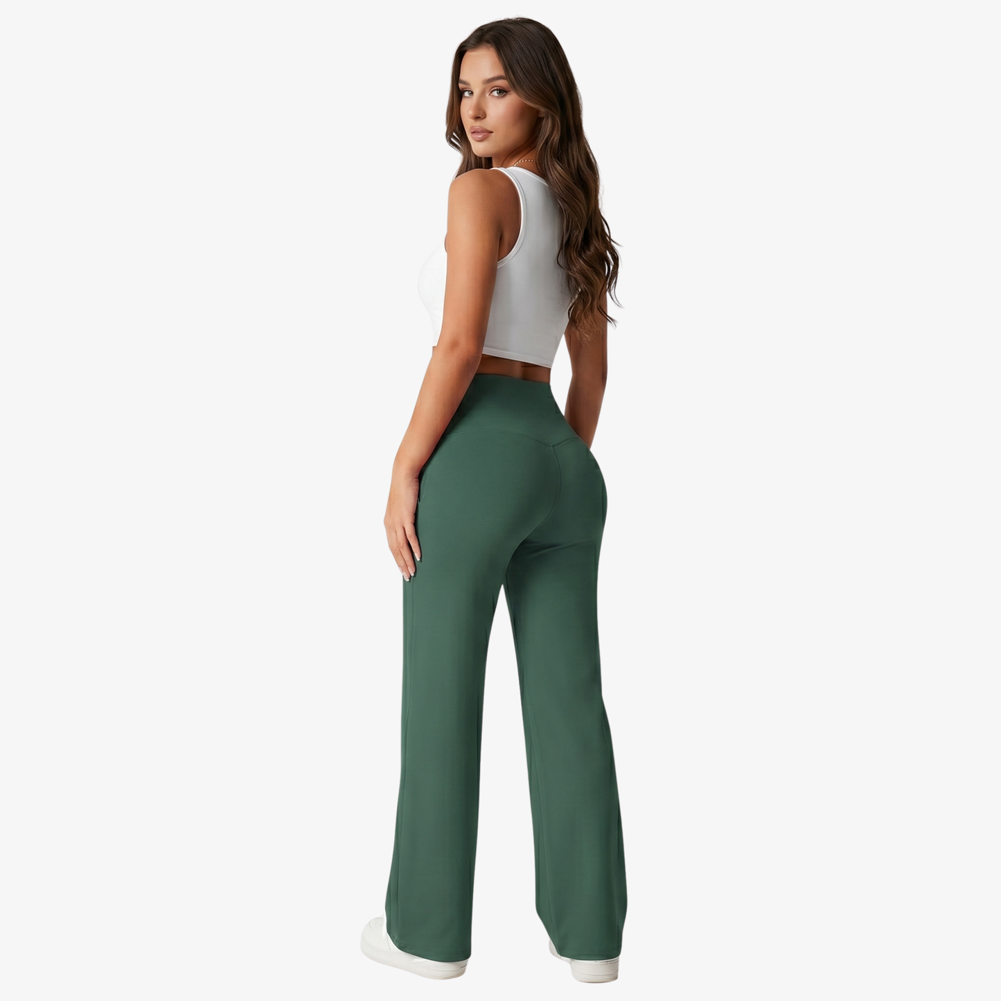 Trousers Women's High Waisted Wide Leg Stretch Yoga Pants