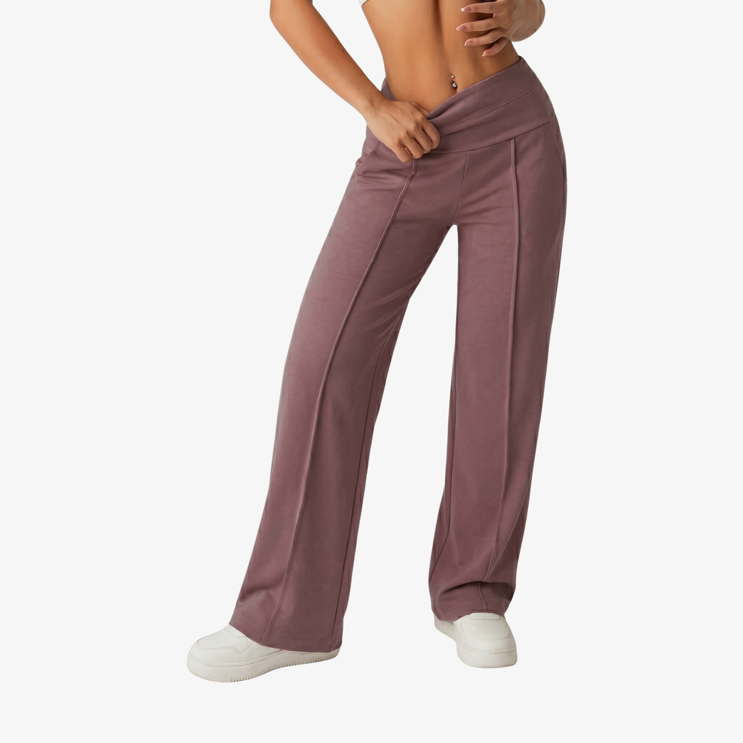 Trousers Women's High Waisted Wide Leg Stretch Yoga Pants