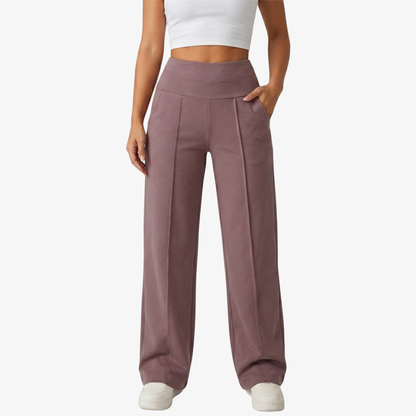 Trousers Women's High Waisted Wide Leg Stretch Yoga Pants