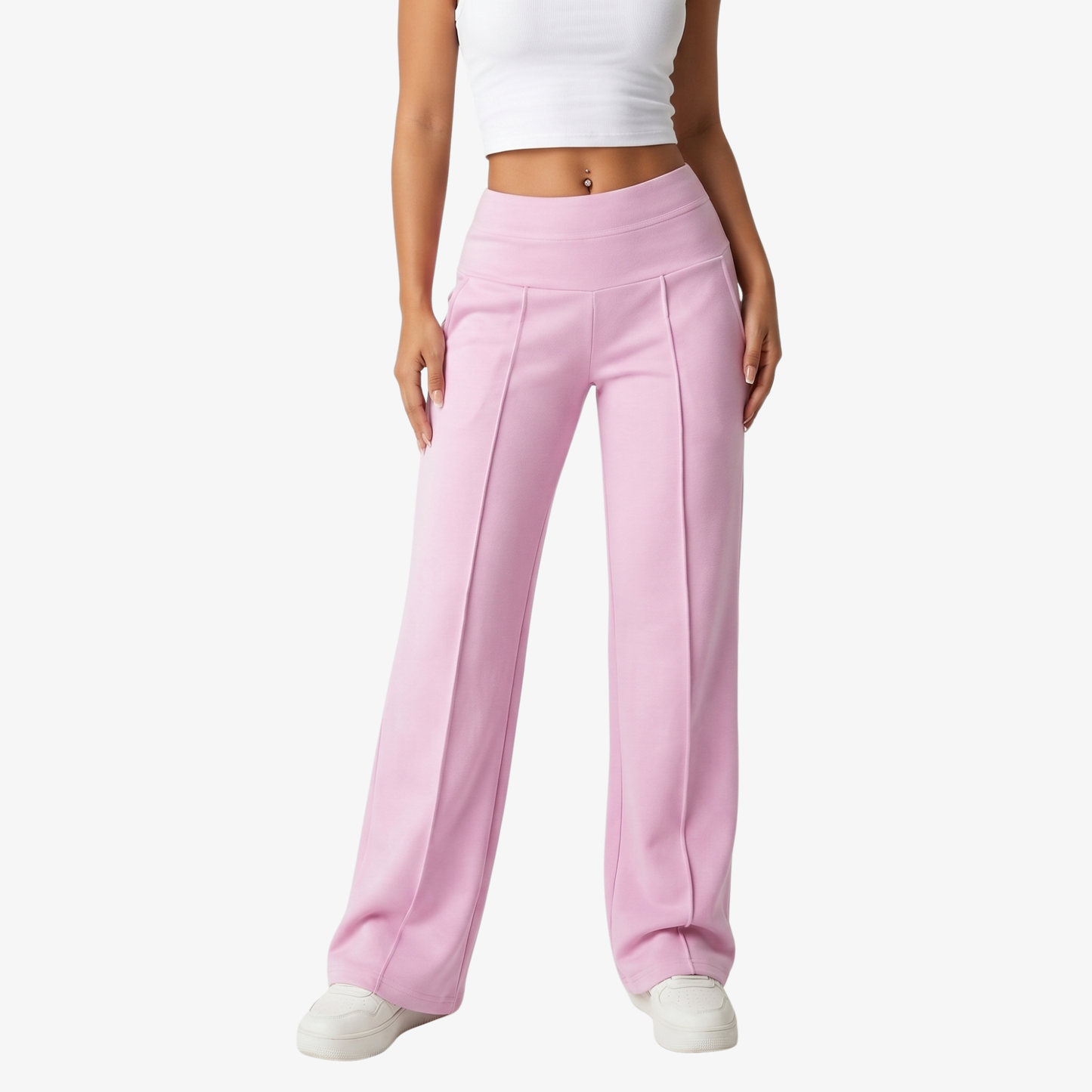 Trousers Women's High Waisted Wide Leg Stretch Yoga Pants