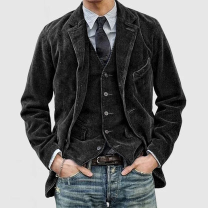 Vintage Men's Blazer and Waistcoat Set – Alexander