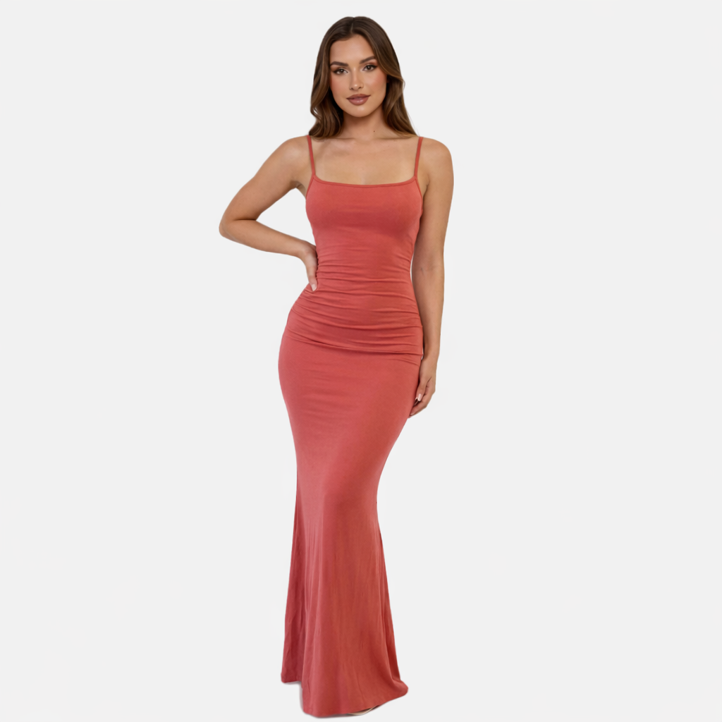 Bodycon Maxi Dress Women's Sleeveless Cami Strap