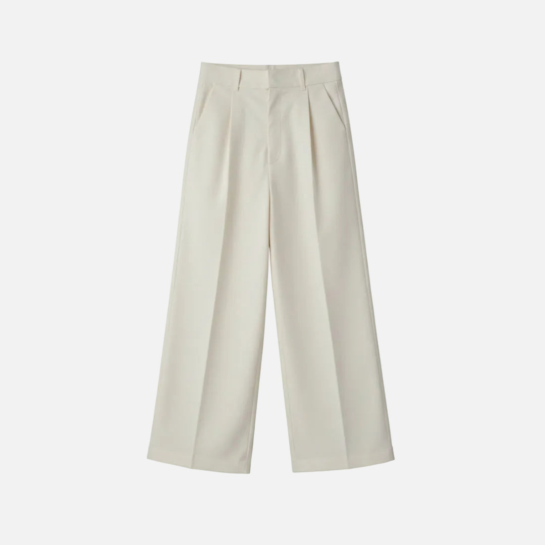 Mavenburry | Women’s High Waisted Wide Leg Tailored Trousers