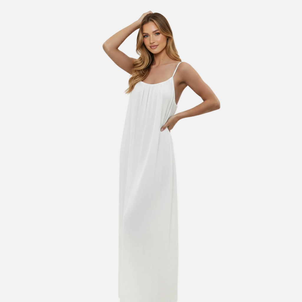 Maxi Dress Women's Flowy Spaghetti Strap Backless  Mavenburry