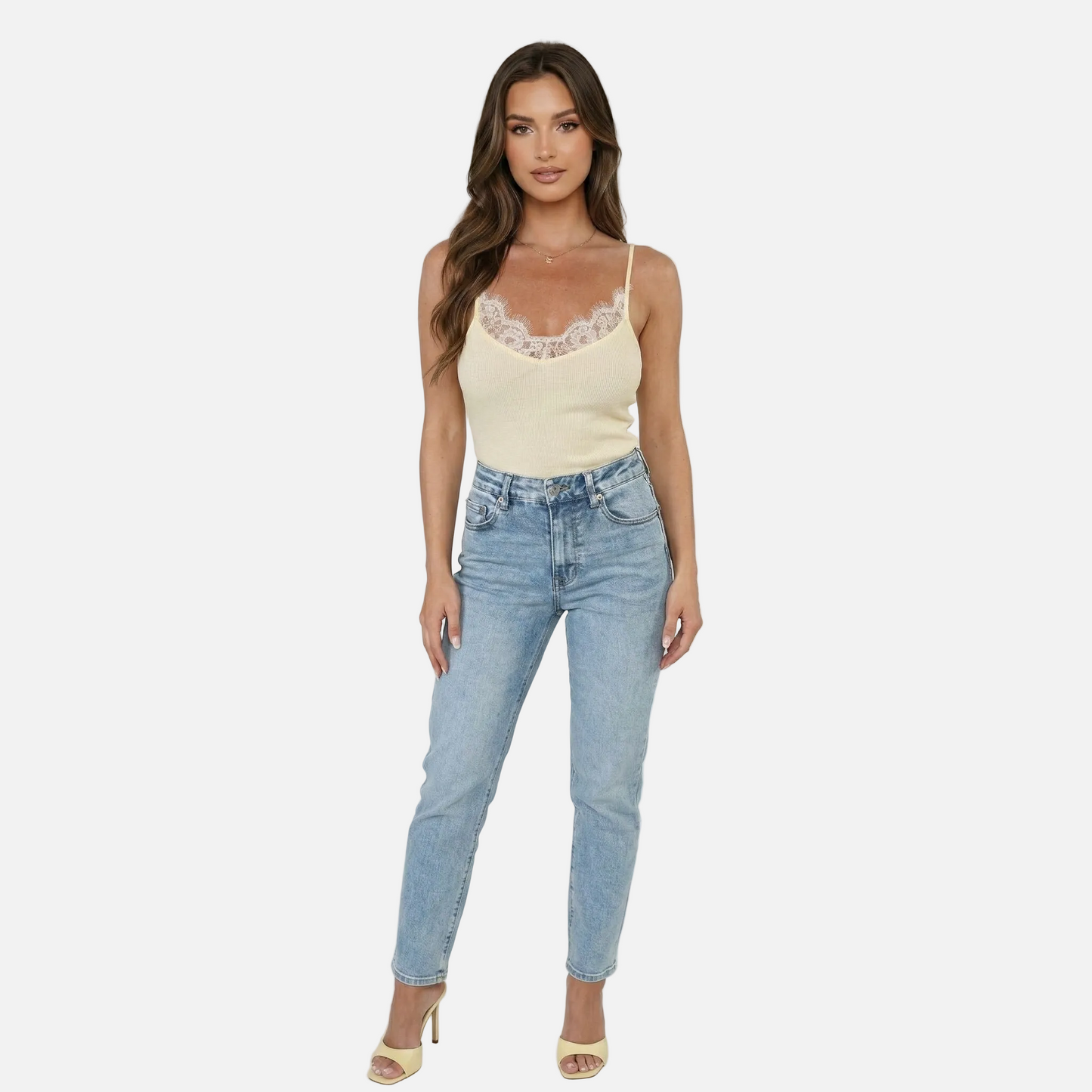 Camisole Top Women's Lace Trim Spaghetti Strap