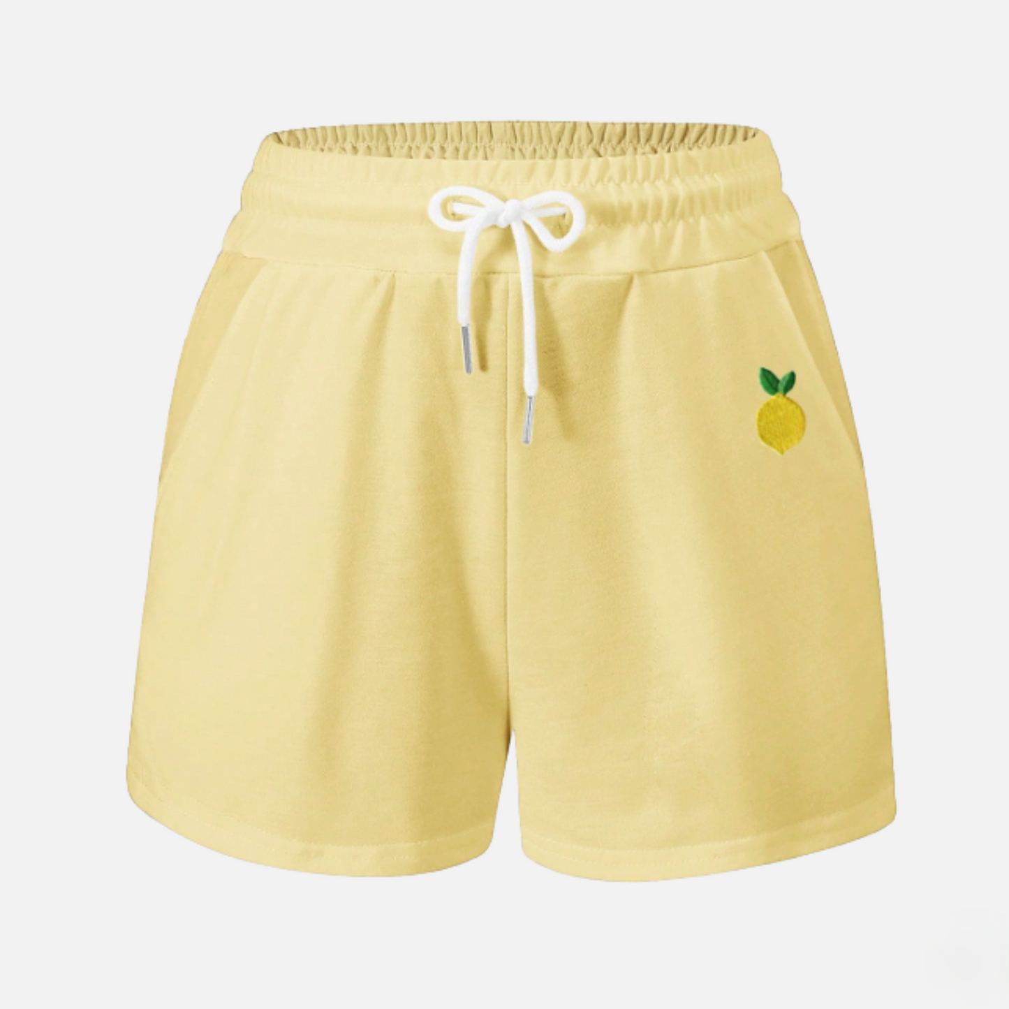 Loungewear Set Women's T-shirt and Drawstring Shorts Print