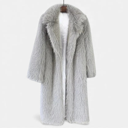 Mavenburry | Women’s Long Faux-Fur Overcoat