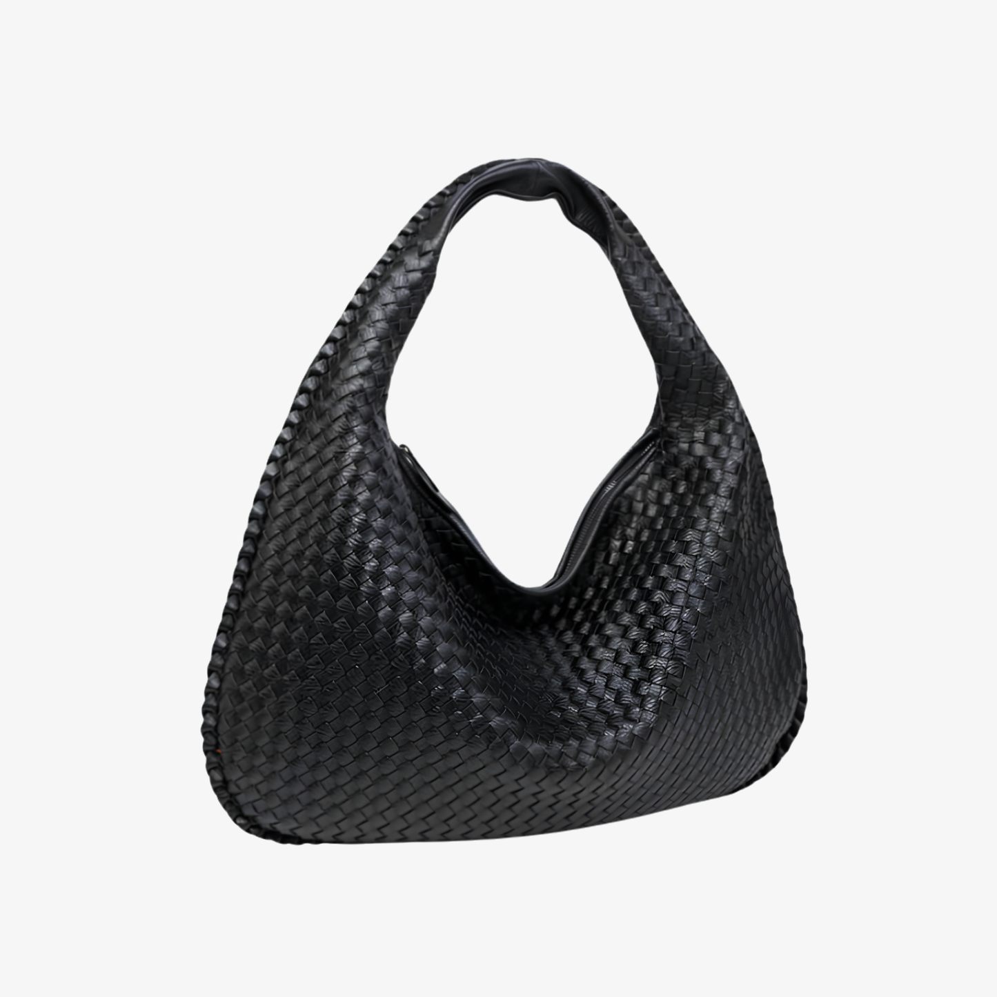 Shoulder Bag Women's Woven Leather Hobo Style