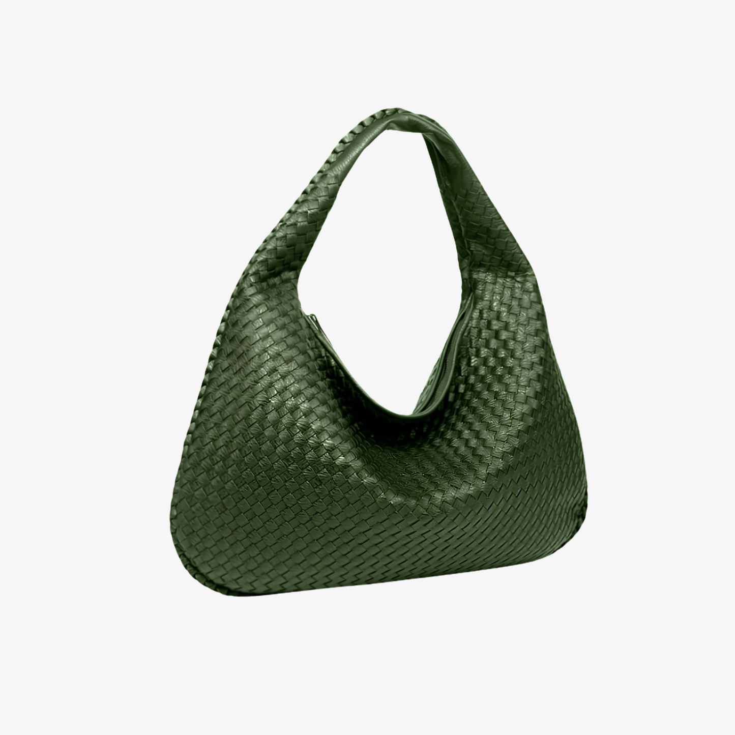 Shoulder Bag Women's Woven Leather Hobo Style