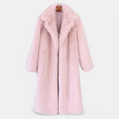 Mavenburry | Women’s Long Faux-Fur Overcoat
