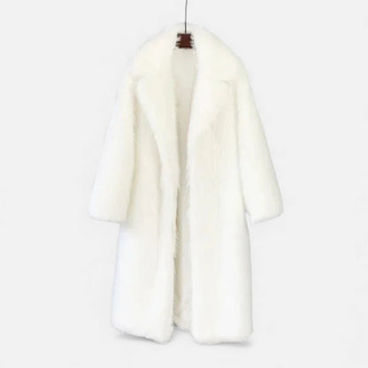 Mavenburry | Women’s Long Faux-Fur Overcoat